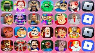 RUN FROM GRANDPA,Roblox,BONECA AMBALABU'S,Betty's Nursery, MR STINKY'S DETENTION,Epic School...