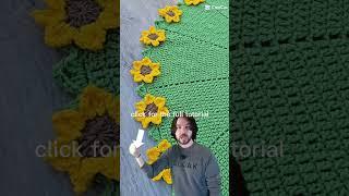 Learn how to crochet the viral bouquet blanket with this easy step by step tutorial. Easy & Quick!