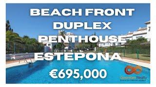 Luxurious Beachfront 3-Bedroom Penthouse for Sale in Estepona | Quantum Realty Spain