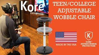 Kore Design Teen/College Adjustable Wobble Chair | Worthington Direct