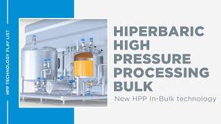 Hiperbaric High Pressure Processing 1050 Bulk Equipment