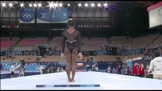 Simone Biles - Yurchenko DOUBLE PIKE Vault Tokyo 2021 Olympics Podium Training