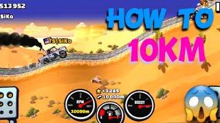 Hill climb racing 2 - HOW TO 10KM with SUPER DIESEL in DESERT VALLEY