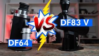 Ist GRÖSSER immer Besser? - DF64 Gen2 gegen die DF83V - Vergleich der Single Dosing Kaffeemühlen