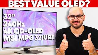 Best Bang For Your Buck QD-OLED? - MSI MPG 321URX Review