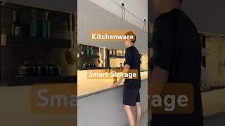Smart home Storage solution of Kitchen cabinet Electric lift racks #kitchencabinetorganization
