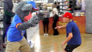 Chuck E Cheese Scare Prank At Halloween Store