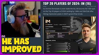 fl0m Reacts to iM as HLTV's Top 16 Player of 2024