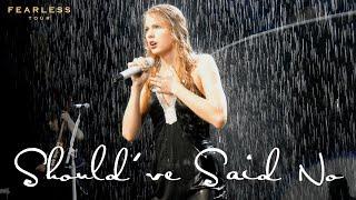 Taylor Swift - Should've Said No (Live on the Fearless Tour) | Full Performance