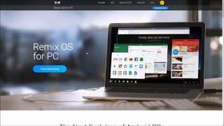 Remix OS For PC How To Install & Overview