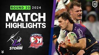 NRL 2024 | Storm v Roosters | Match Highlights