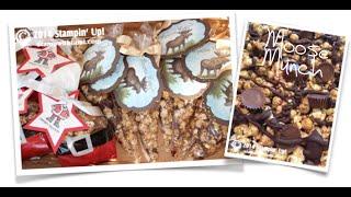 Moose Munch & Reindeer Food treat Bags & Tag featuring Stampin Up