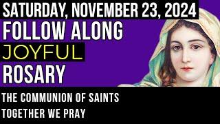 WATCH - FOLLOW ALONG VISUAL ROSARY for SATURDAY, NOVEMBER 23, 2024 - FOR LOVE AND GRACE