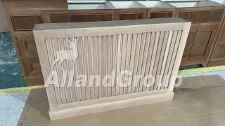 AllandCabinet Factory Custom Fluted Panel Door Cabinet