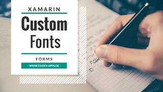 Eigene Schriftart in Xamarin.Forms Apps verwenden | Development Snacks | tsjdevapps