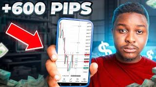 This is how i caught 600 Pips trading GOLD (FULL STRATEGY)