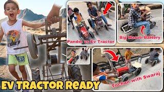 Swaraj Vs Ev Jhon Deere Ki Power Test  Making Very Strong Tractor for Kids