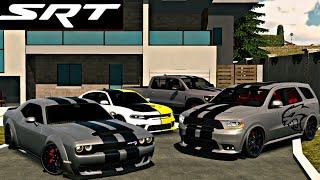 MY DODGE SRT COLLECTION! IN CAR PARKING MULTIPLAYER (charger hellcat, dodge durango,challenger..