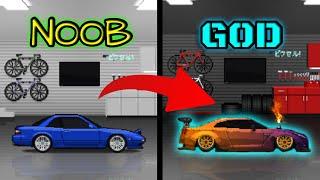 The Ultimate Pixel Car Racer Guide - NOOB TO GOD! - Pixel car racer