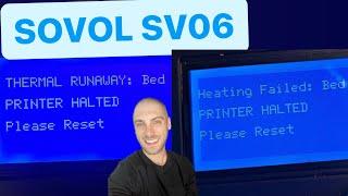 3D Printing Ep#8: SOVOL SV06 Design Flaw "Bed Printer Halted" Temporary Fix