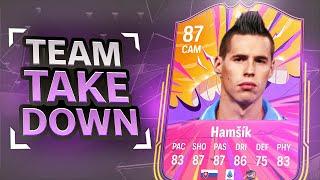 FC25 New Hero Hamsik Team Takedown!!!