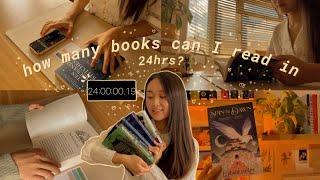 cosy 24 hr reading vlog ️ seeing how many books I can read in 24 hours!