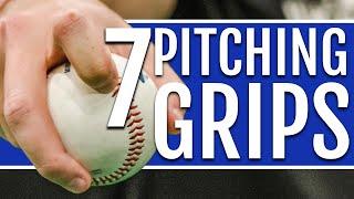 7 Baseball Pitching Grips (Cheat Sheet Included!)