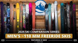 2025 Men's 110 mm Freeride Ski Comparison with SkiEssentials.com