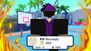 Hitting 7,000 Streak On Hoopz  (Roblox Basketball)