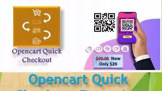 Opencart Hide Checkout Steps / Quick Checkout Extension