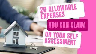 20 Allowable Expenses Landlords Can Claim On Their Self Assessment