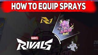 Marvel Rivals How to Equip Sprays