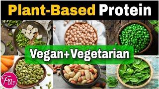 Top 20 Plant-Based Protein Foods || High Protein Foods For Vegetarians || Vegan Protein Sources