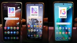 MIUI 13 VS MIUI 12.5 VS MIUI 12 - "BOOTING SPEED TEST" 2022