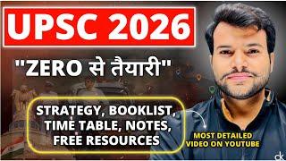 12 Months Strategy for UPSC 2026 | How to Prepare for UPSC | UPSC 1 Year Strategy 2026