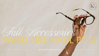 HUGE Amazon Must Have Fall Accessories pt. 2 | Accessory Trend 2024 | Kira's Fashion finds