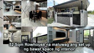 52 SQM AIMEE ROWHOUSE END LOT CORNER LUMINA HOMES NA PINALAKI ANG BAWAT INTERIOR SPACE AREA