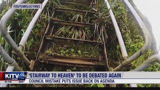 Demolition of Oahu's popular Haiku Stairs, aka 'Stairway to Heaven,' to be debated again