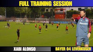 Full Training Session  Bayer 04 Leverkusen / Xabi Alonso