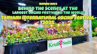 Behind the scenes at Tamiami Int. Orchid Festival 2025. What it takes to build this show.