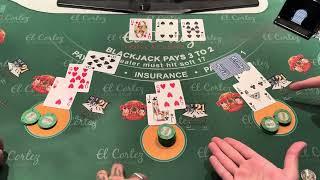 $3000 Buy-in LIVE Blackjack session in Vegas