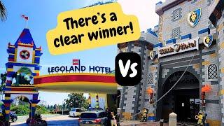 The LEGOLAND Hotel vs Castle Hotel - Side by Side Comparison - There is a clear winner!