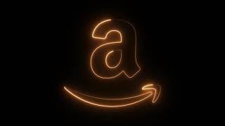 Amazon Neon Logo Glowing Flickering Neon Lights Loop Animation by Fahad VFX