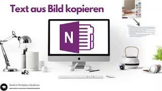 Texte aus einem Bild kopieren mit OneNote  | OneNote Tutorial