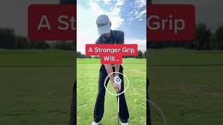 A STRONGER GRIP Will... ️ Golf Swing Tips #shorts