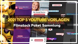 2021 Top 5 YouTube Vorlagen von Filmstock Paket Sammlung | Wondershare Filmstock