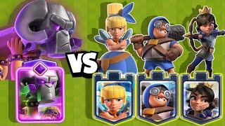 ARIETE EVOLUCIONADO vs DUQUESA DE DAGAS Y TODAS LAS TORRES | Clash Royale