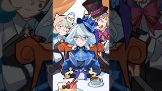  #fanart #genshinimpact #hoyovers #genshin #furina #arlecchino #lynette #lyney