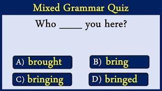 Mixed English Grammar Quiz 66:  Can You Score 25/25 In This Quiz?