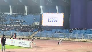 #SATG-Archive: #FIFA  Friendly Match (#INDIA vs #MALAYSIA) | #15,367 Soccer fans attended the event.